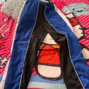 New Look Blue and Black Athletic Pants